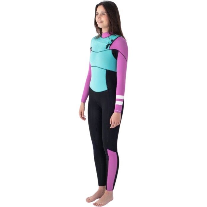 2024 Hurley Womens Advant 4/3mm Chest Zip Wetsuit WFS0013403 - Pistachio